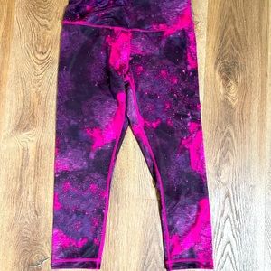 Active wear leggings, 3/4 length